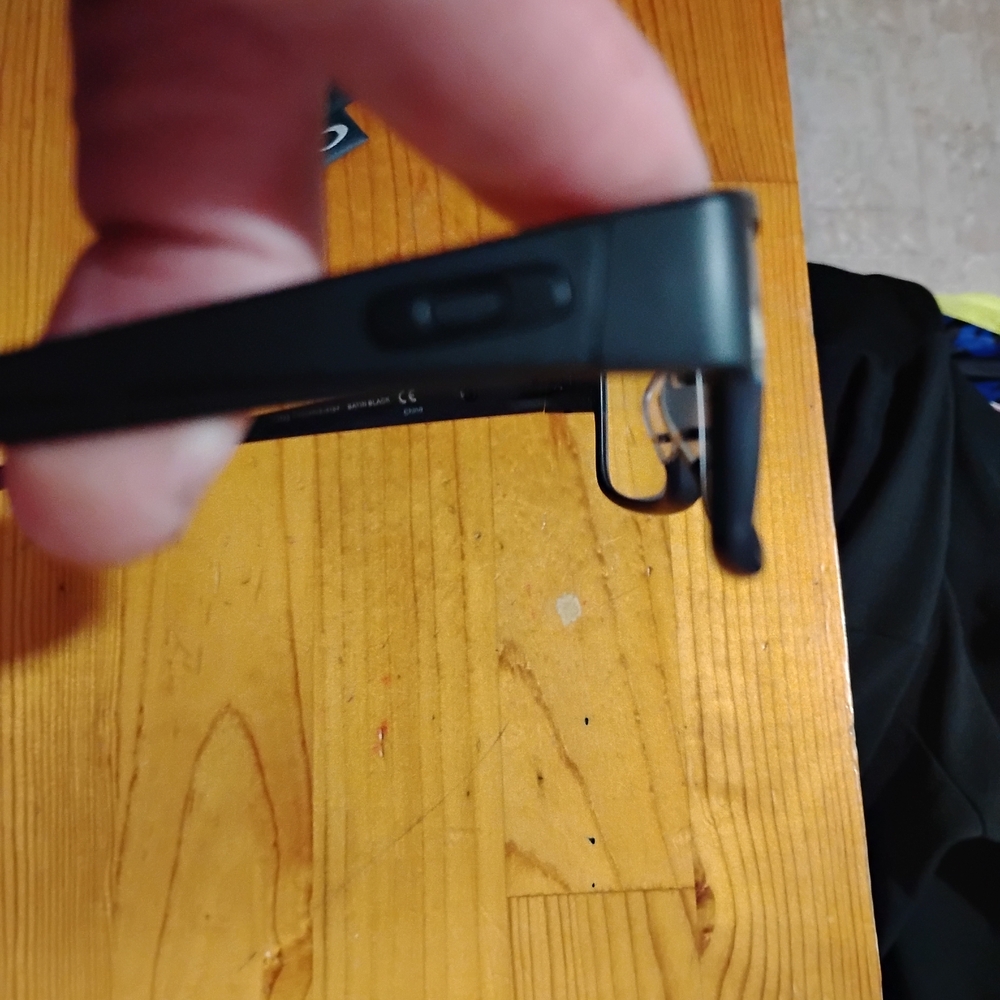 Oakley Matte Black Rectangular Glasses Frames - image 2